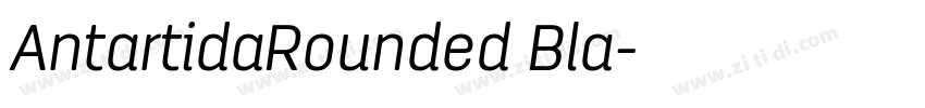 AntartidaRounded Bla字体转换